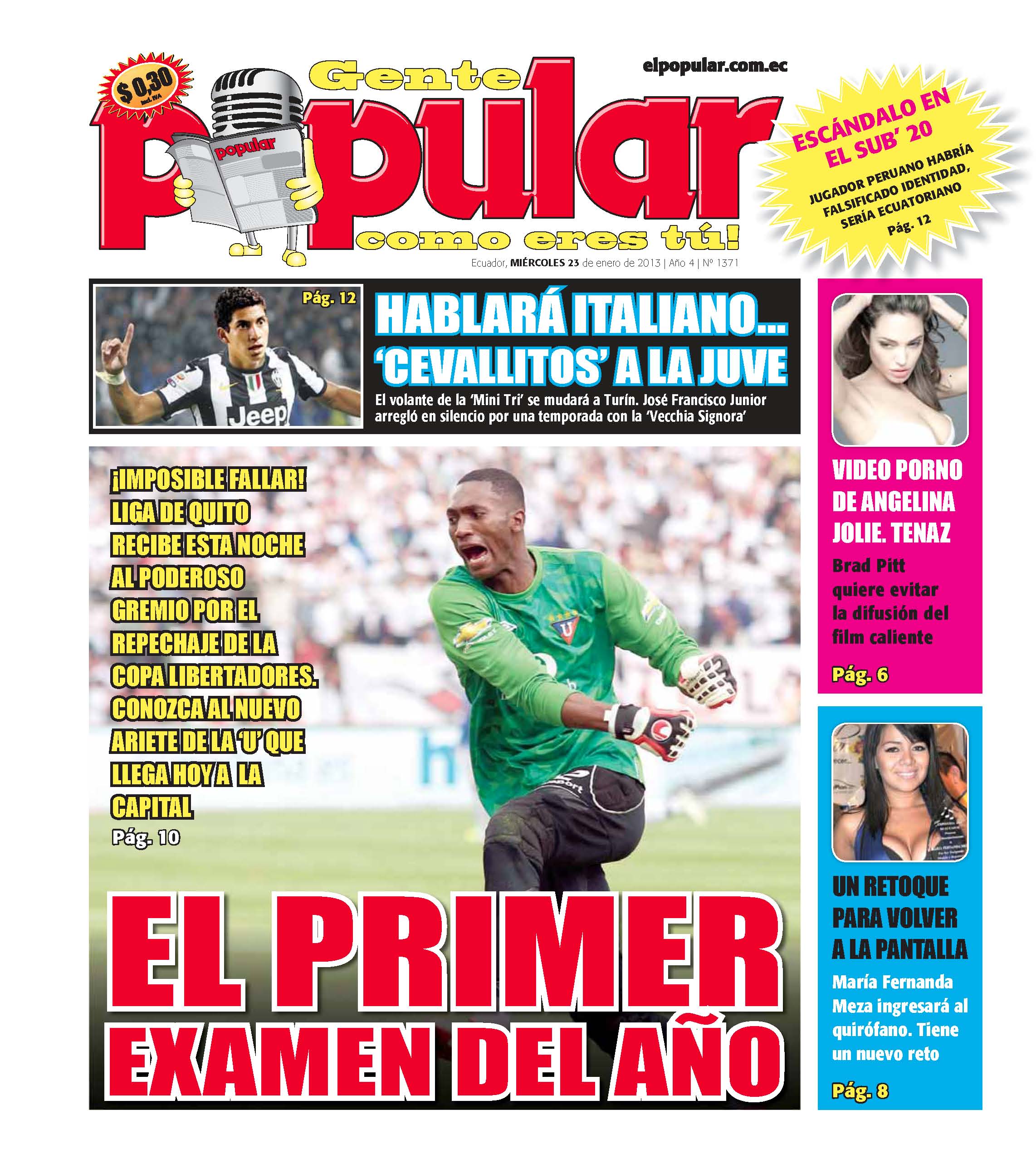 Portada Popular 23 enero