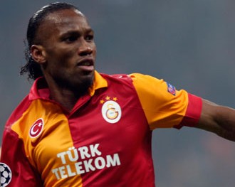 Didier Drogba in action for Galatasaray