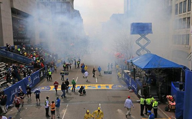 Explosión en Maraton de Boston.Fuente Externa/Acento.com. do15/04/2013.