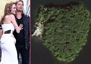 Angelina Jolie le compra una isla a su esposo Brad Pitt