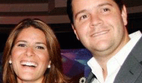 Carlos Luis Andrade y Gaby Diaz en la gala de 'Yo me llamo'