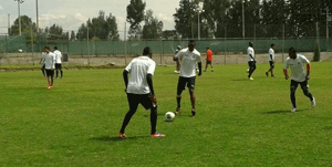 Universidad Católica en su jornada de entrenamiento