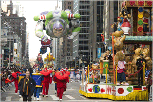 Desfile de Acción de Gracias en las calles de Nueva York