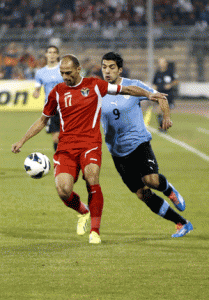 Uruguay goleó a Jordania