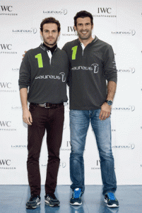 Juan Mata y Luis Figo