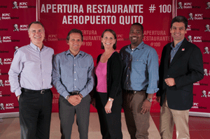 KFC inauguró su local número 100 en Ecuador