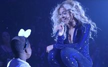 Beyoncé cumple el sueño de una niña enferma