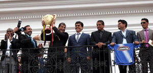 Emelec celebró la Copa en Carondelet