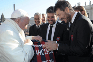 Papa Francisco es hincha del San Lorenzo