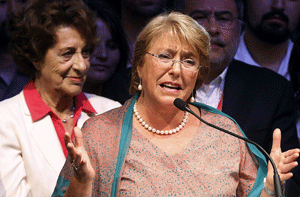  Michele Bachelet vence en las elecciones de Chile