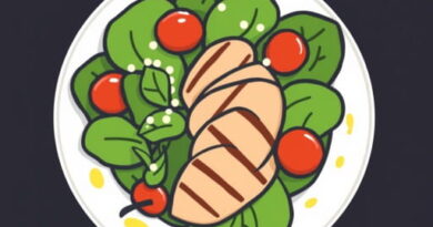 A Grilled Chicken Salad