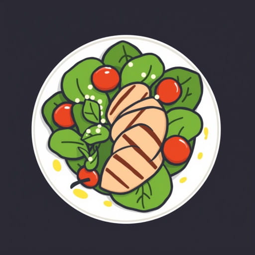 A Grilled Chicken Salad