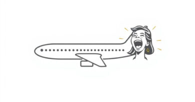 Airplane Hysterical Woman Gif