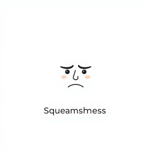 The Word Squeamishness Means
