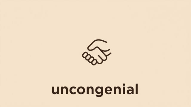Uncongenial Meaning In Marathi