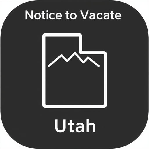 Utah Notice To Vacate