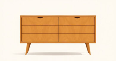 Vintage Birdseye Maple Dresser