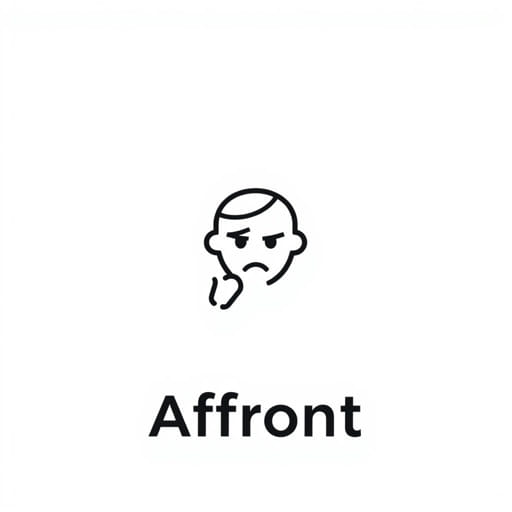 What Does 'Affront' Mean