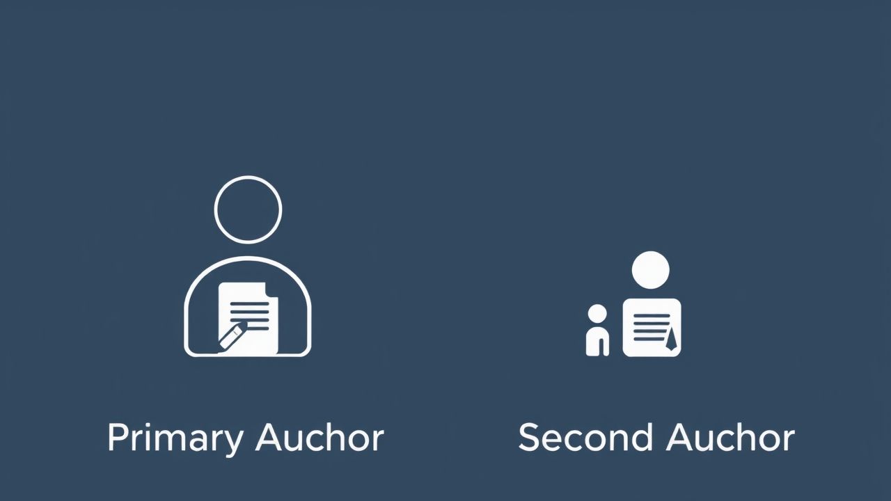 Co-Author vs Second Author