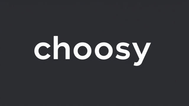 Correct Spelling of Choosy