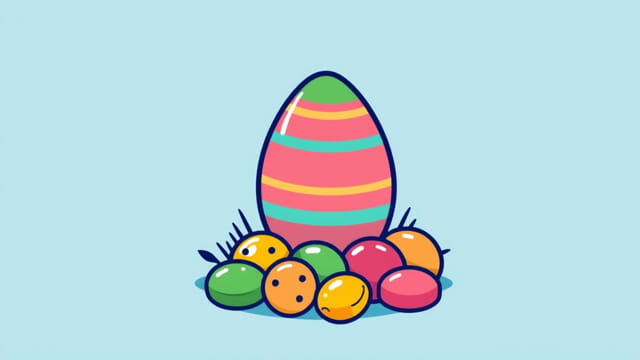 Fruit Pastilles Easter Egg