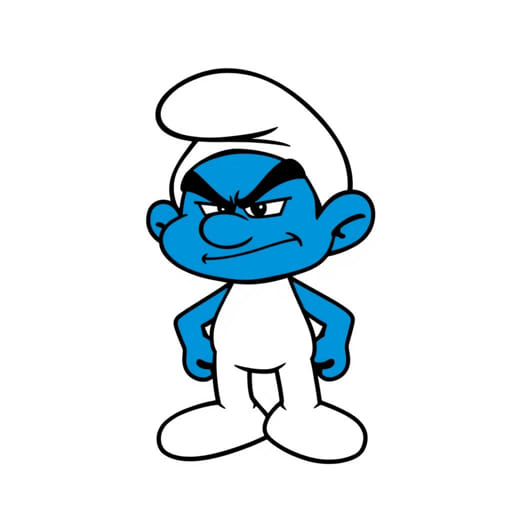 George Lopez Grouchy Smurf