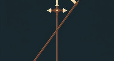 Glaive Halberd Quarterstaff Or Spear