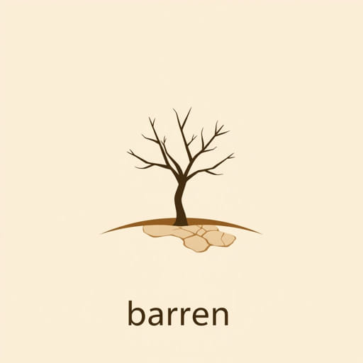 Gujarati Meaning of Barren