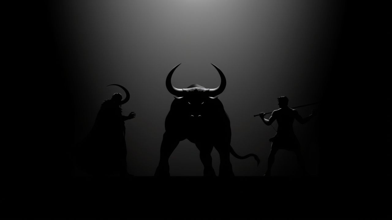 Hades Minotaur and Theseus