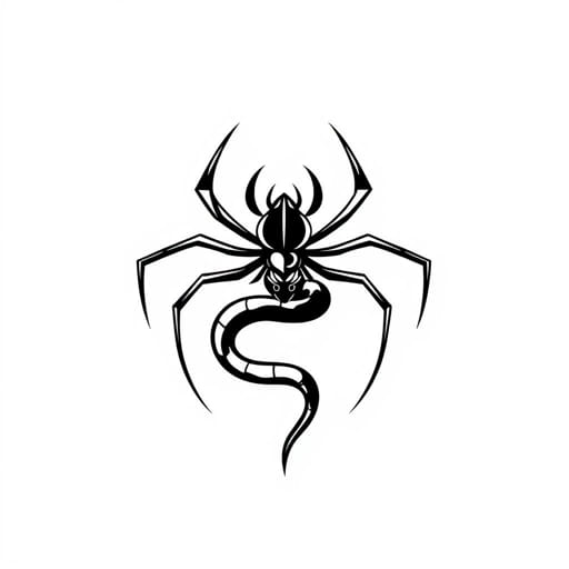 Horned Spider Tailed Viper