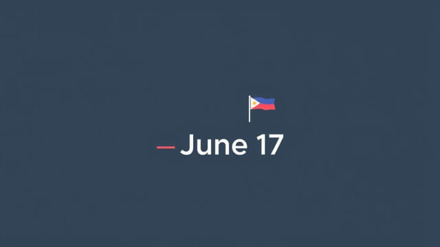 June 17 Philippine Holiday