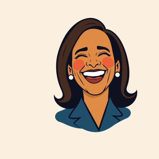 Kamala Harris Laughing GIF