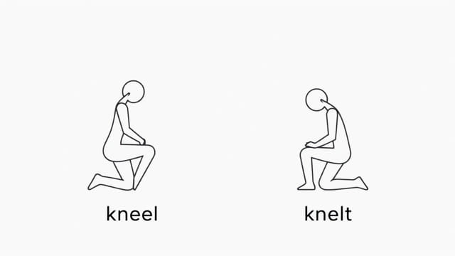Kneel and Knelt Difference
