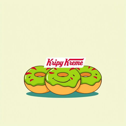 Krispy Kreme Grinch Donuts