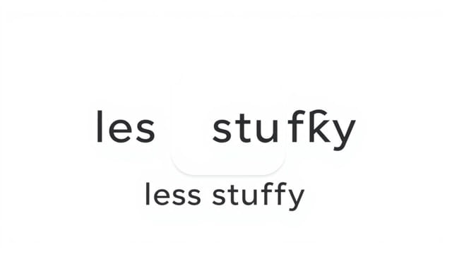 Less Stuffy Crossword Clue