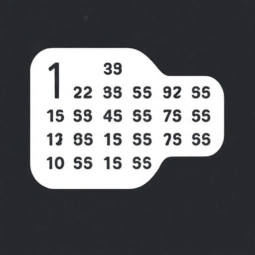 Numbered and Lettered Grid