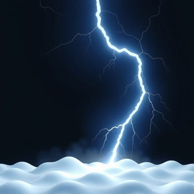 Process Whereby Nitrates Are Formed By Lightning