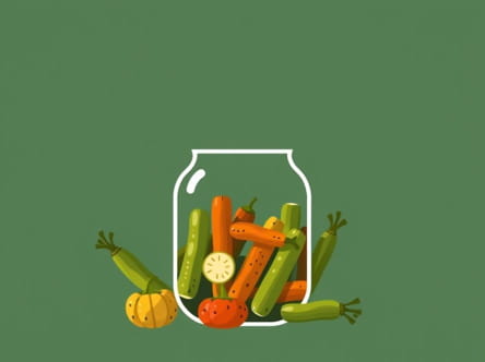 Quick Pickled Charred Vegetables