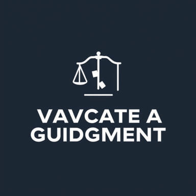 Reasons To Vacate A Judgement California