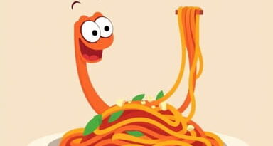 Roald Dahl Wormy Spaghetti