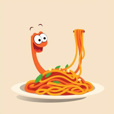 Roald Dahl Wormy Spaghetti