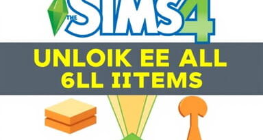 Sims 4 Unlock All Items