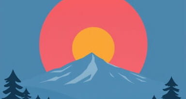 Sunset Mount Coot Tha