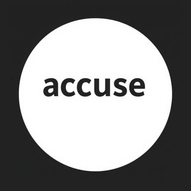 The Definition Of Accuse