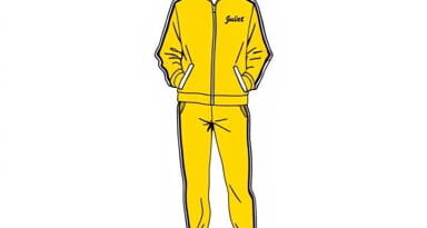Yellow Juicy Couture Tracksuit