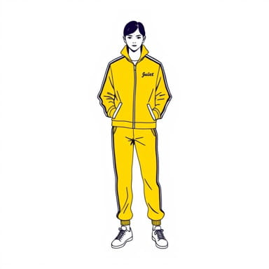 Yellow Juicy Couture Tracksuit