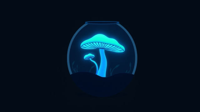 Bioluminescent Mushroom Terrarium V Rising