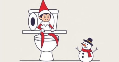 Elf On The Shelf Toilet Paper Snowman