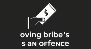 Giving Bribe Is An Offence