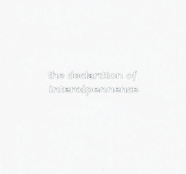 In What Year Was The Declaration Of Interdependence Written